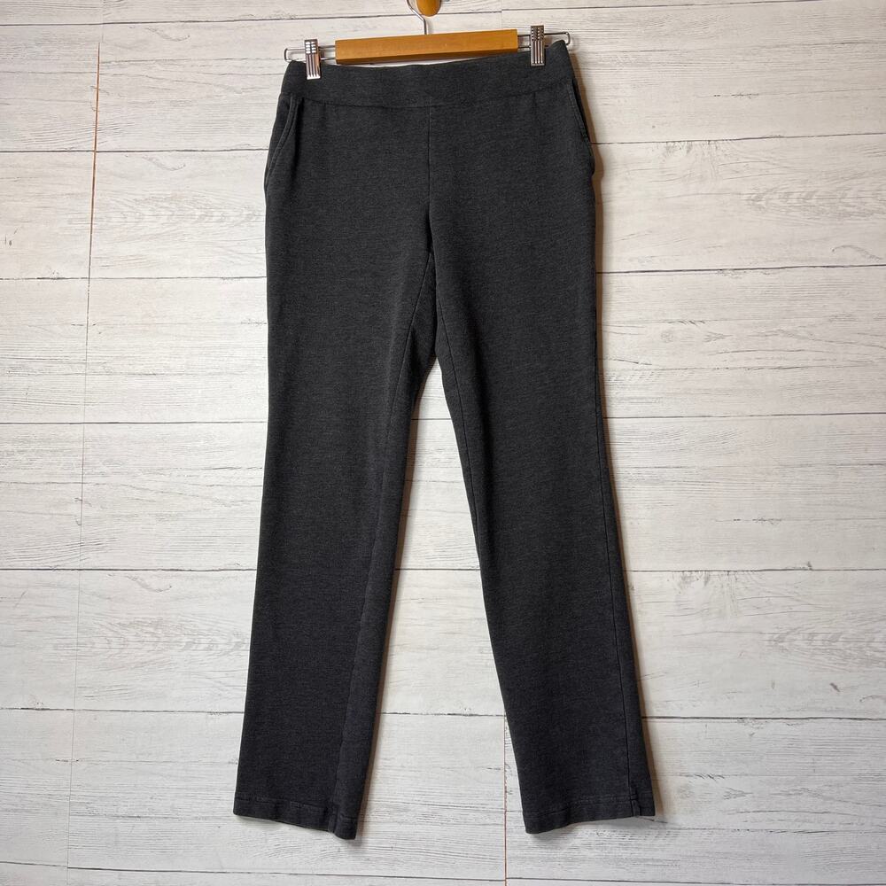 Pure Jill Pants Womens Size XS Petite Gray Pima Cotton Blend Stretch Comfy